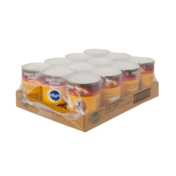 Pedigree Pedigree Choice Cuts In Gravy With Beef 13.2 oz., PK12 292400 - main